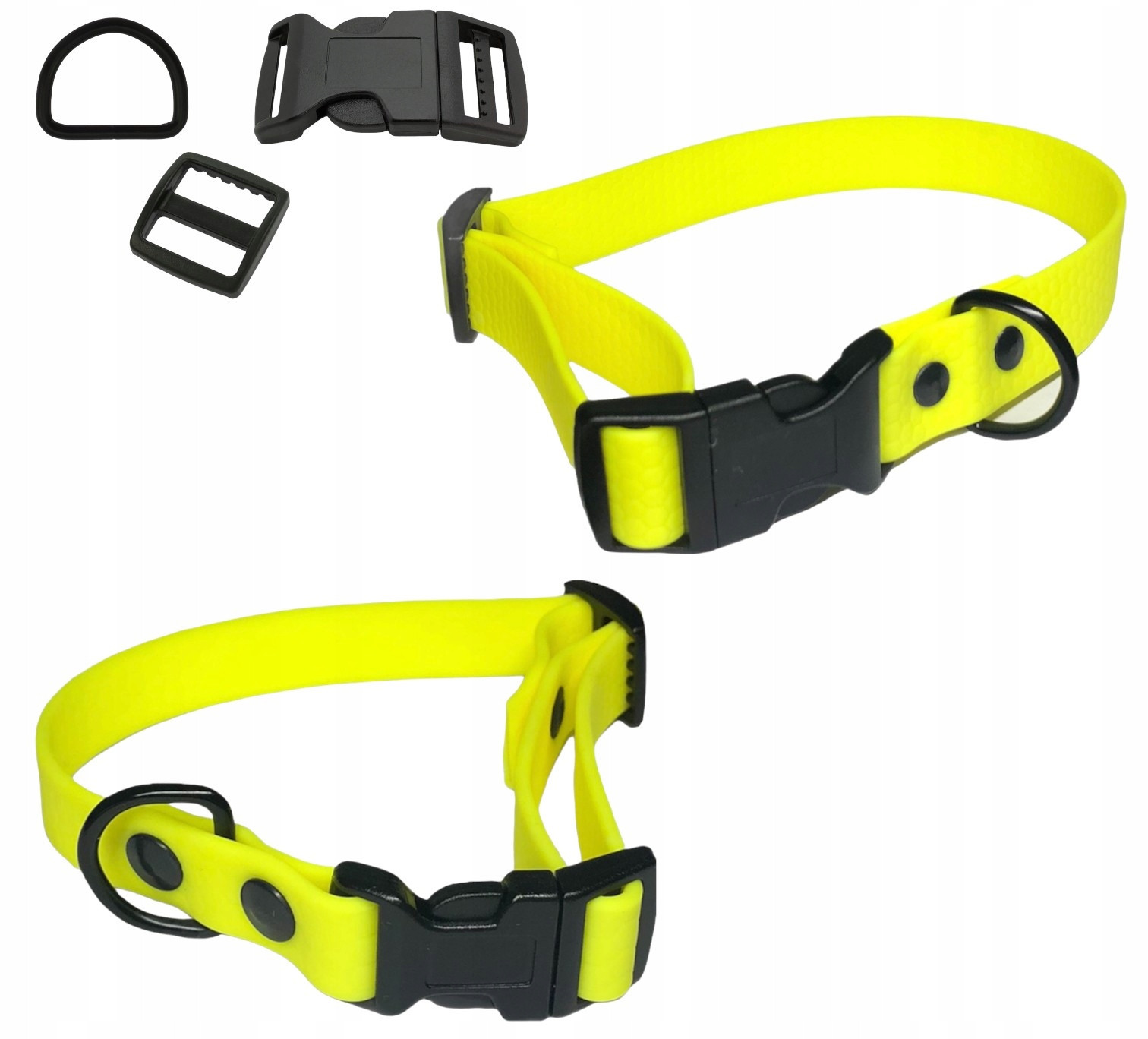 Obojek Pro Středního Psa Špinavě Odolný Měkký Voděodolný Biothane Hexa M