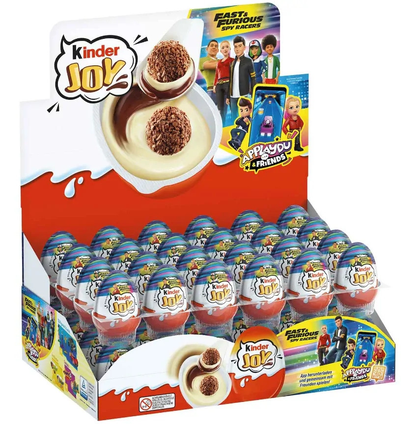 Vajíčka překvapení Kinder Joy 72 x 20 g