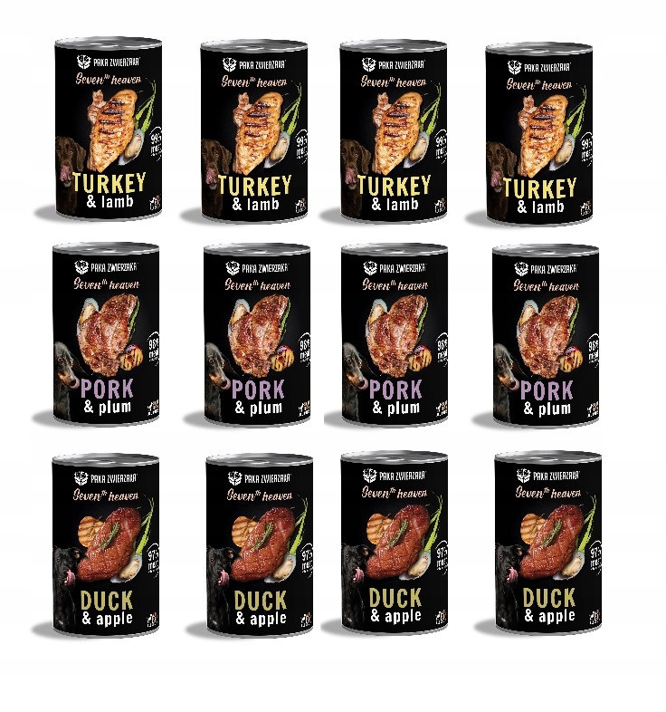 Paka Zwierzaka Seventh Heaven Mix Chutí 24x400g