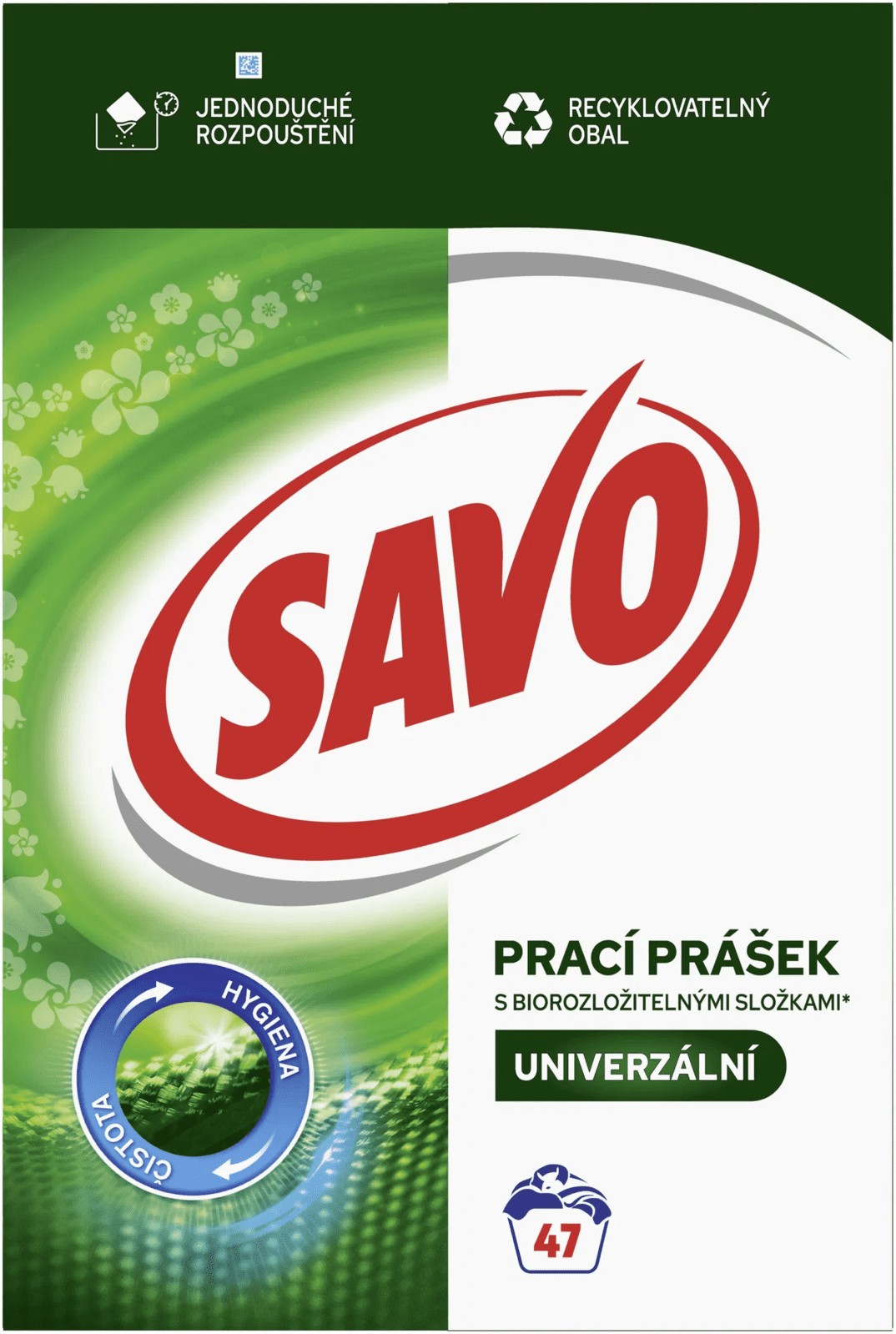 SAVO Prací prášek Univerzál 3.29 kg