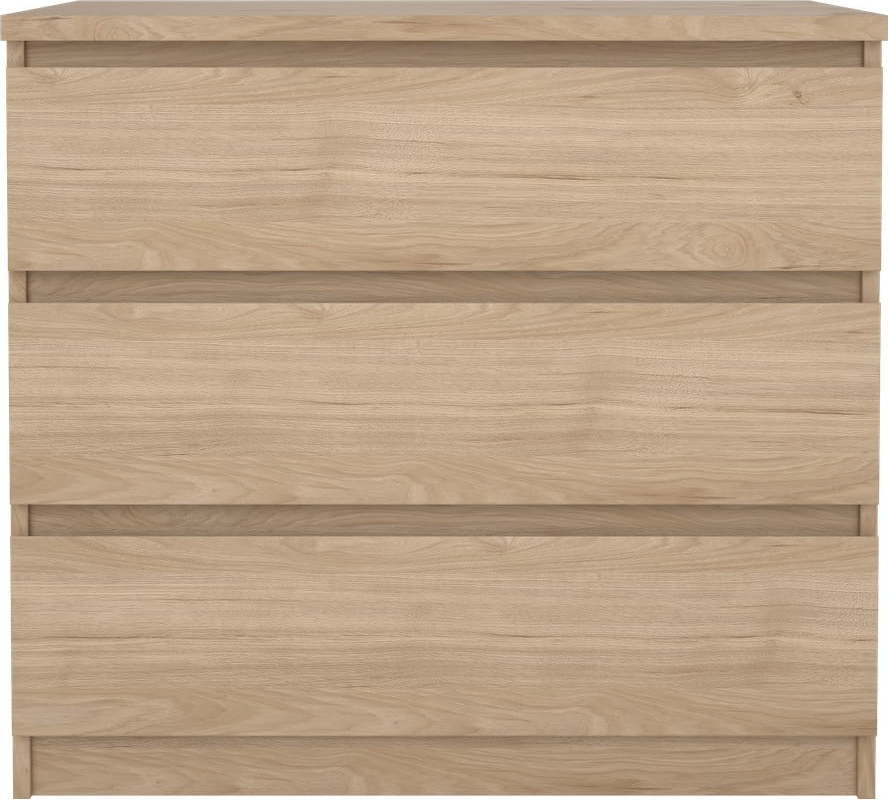 Komoda v dekoru dubu v přírodní barvě 77x70x50 cm Naia – Tvilum
