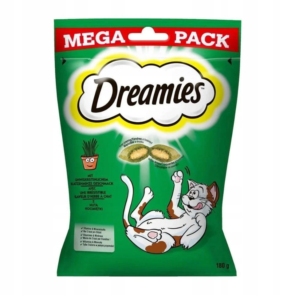 180g Dreamies Mix pochoutka - Výhodné balení: 3 x 180 g šanta kočičí
