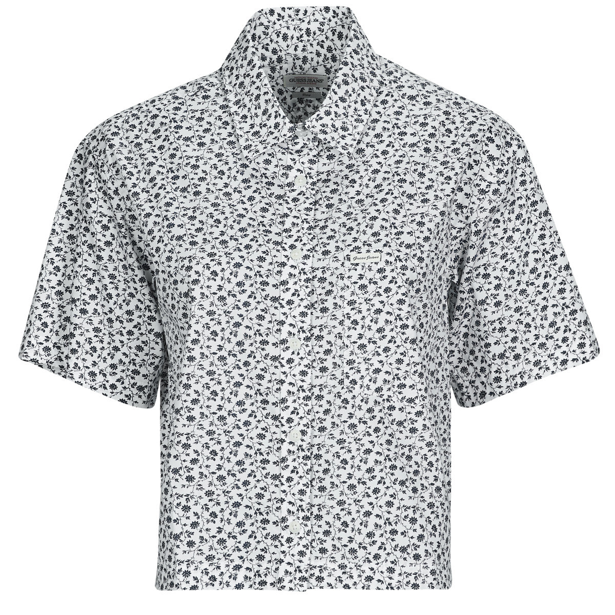 Guess  SS CAMP COLLAR BOXY SHIRT  ruznobarevne