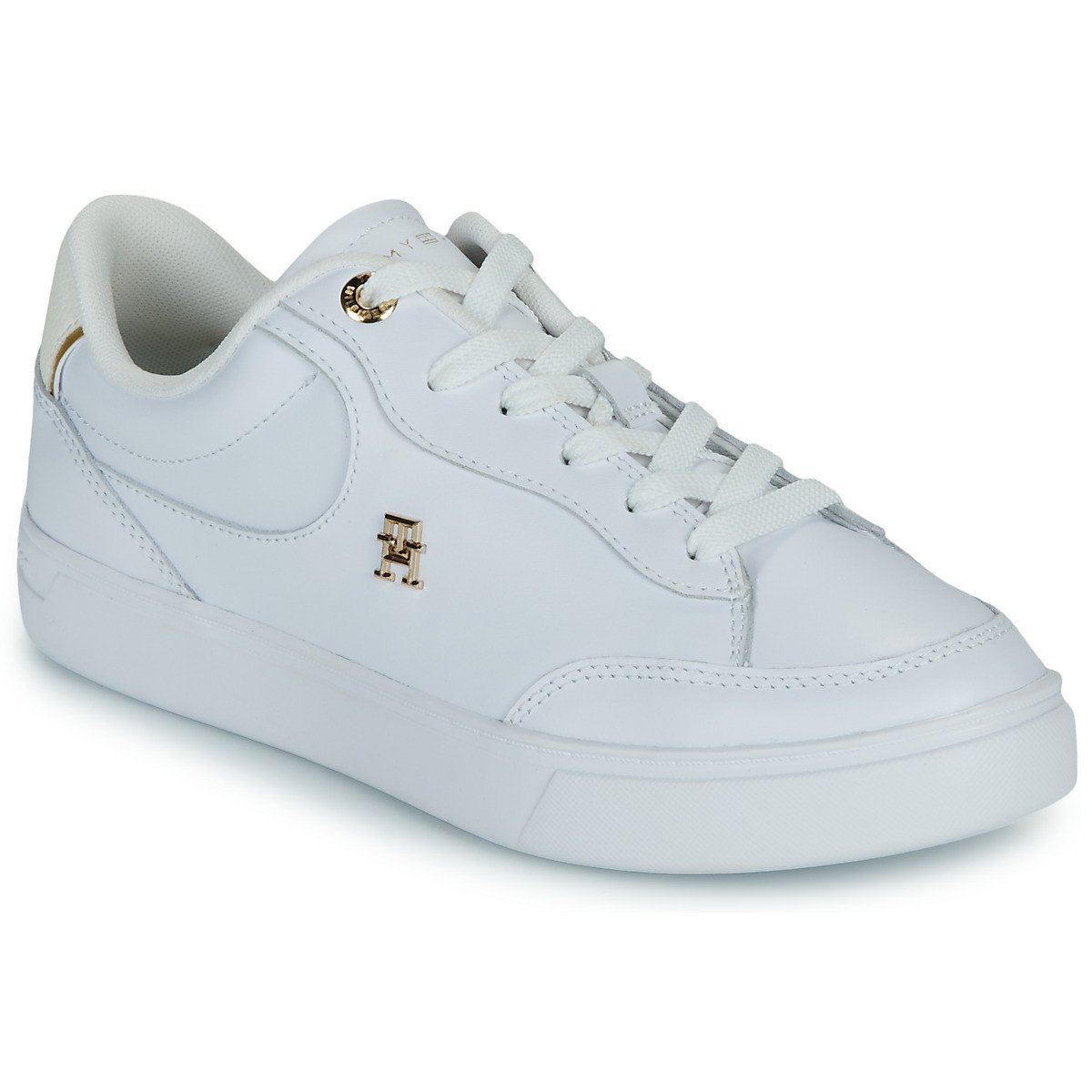Tommy Hilfiger  ESSENTIAL CHIC COURT SNEAKER  Bílá