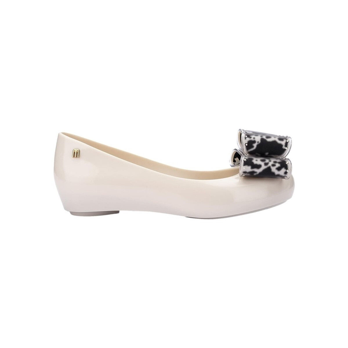 Melissa  Ultragirl Classic Bow - Beige/Black  Béžová