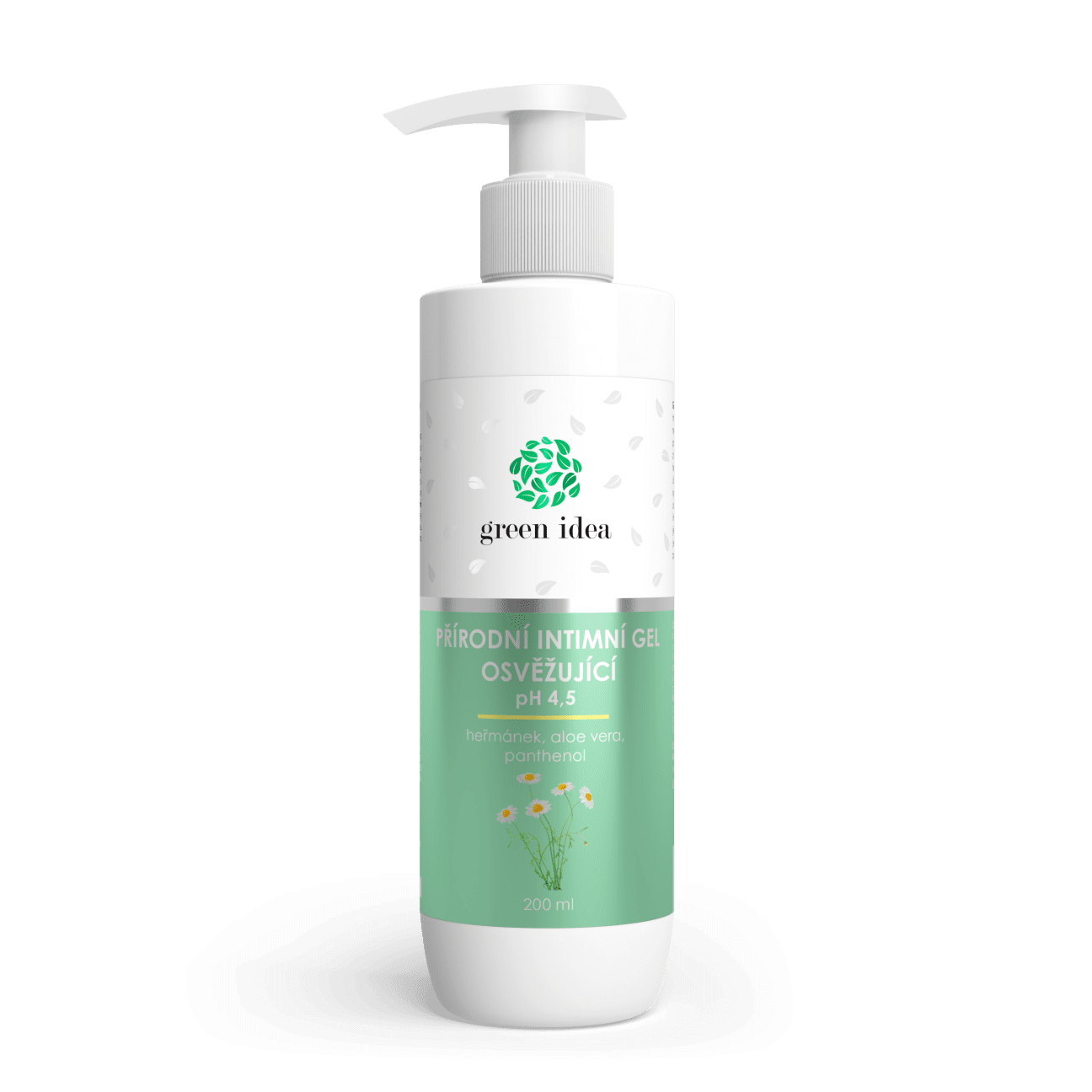 Green idea Přírodní intimní gel - osvěžující 200 ml