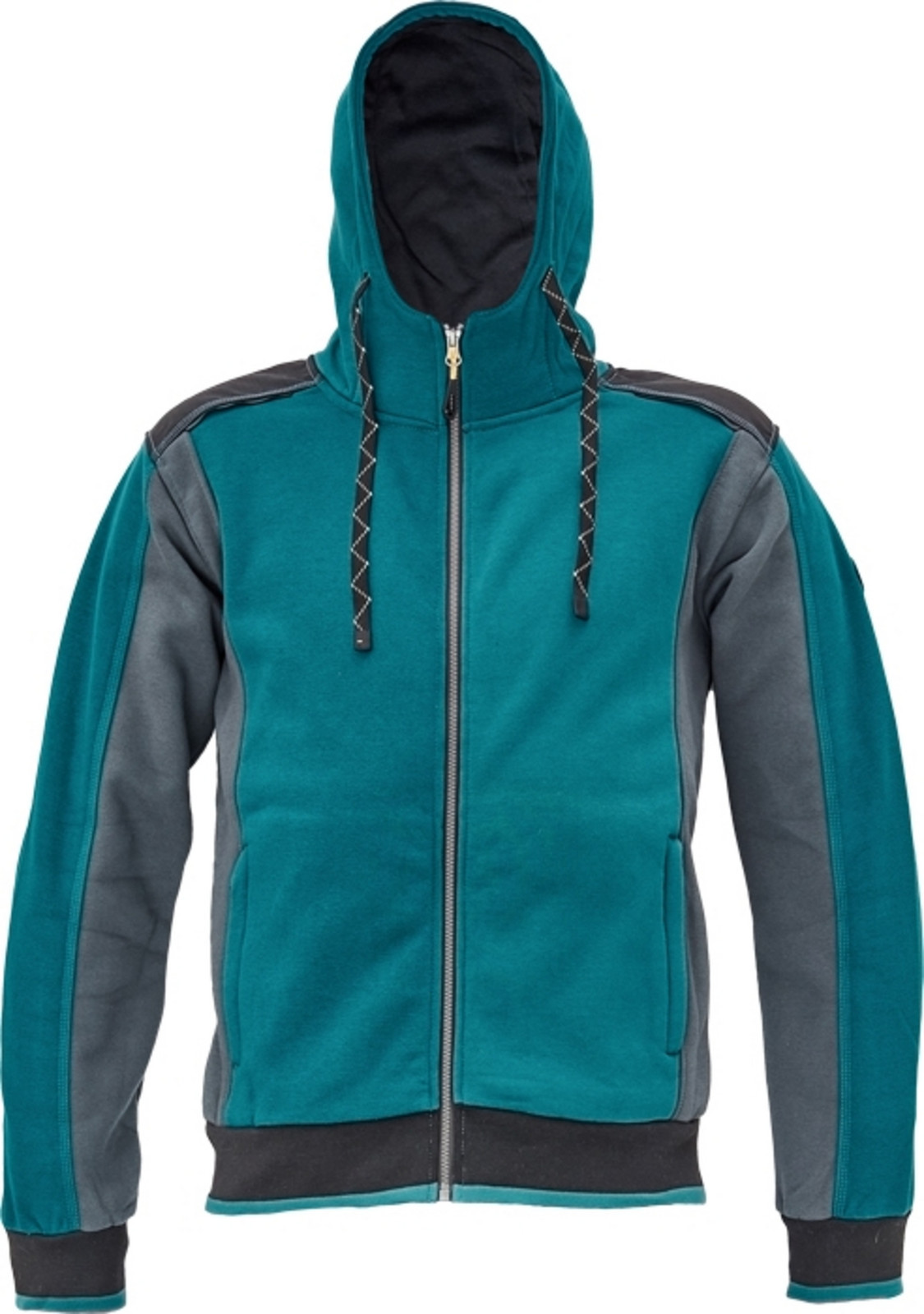 Cerva DAYBORO s kapucí Mikina petrolejová 3XL 3XL