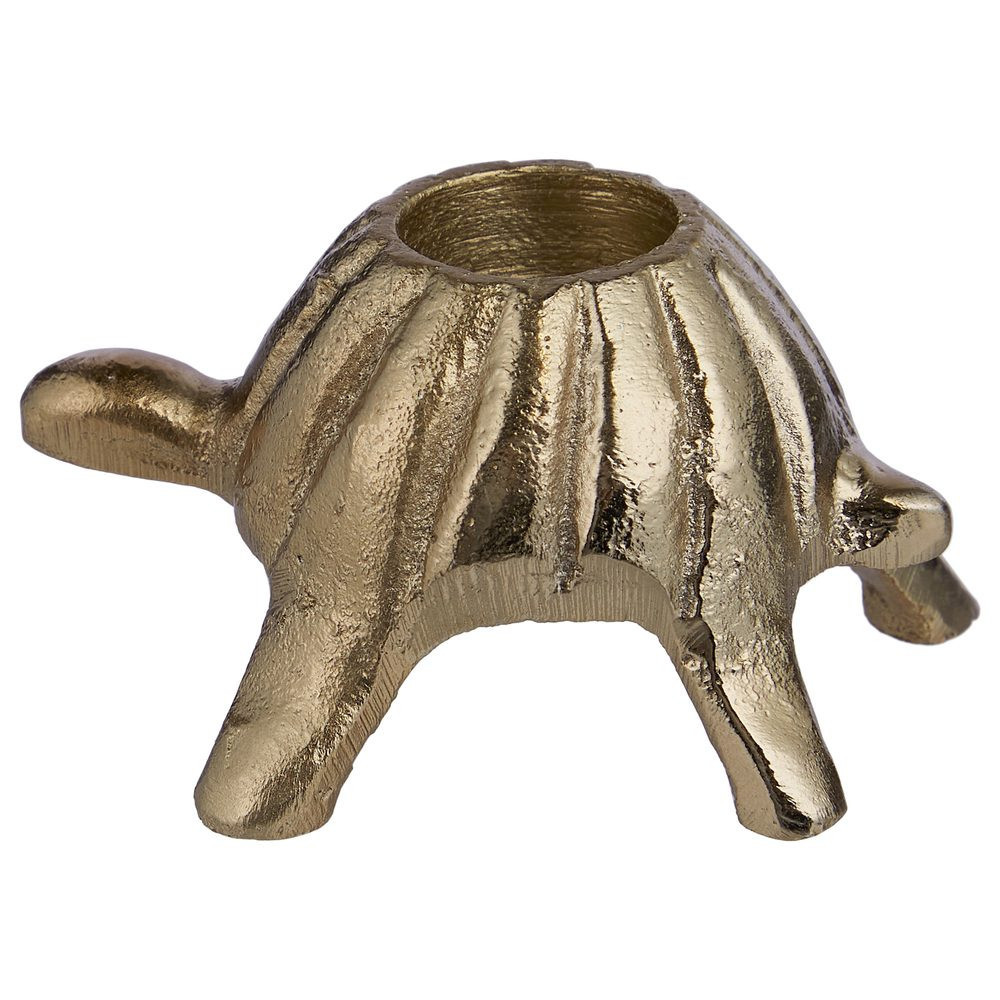 GOLDEN NATURE Svícen na dlouhou svíčku želva