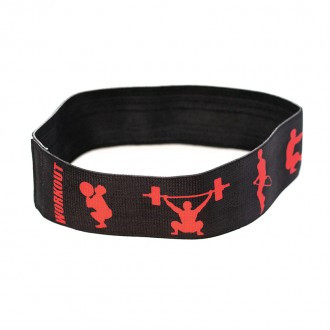 Workout Textilní odporová guma - design WOR237