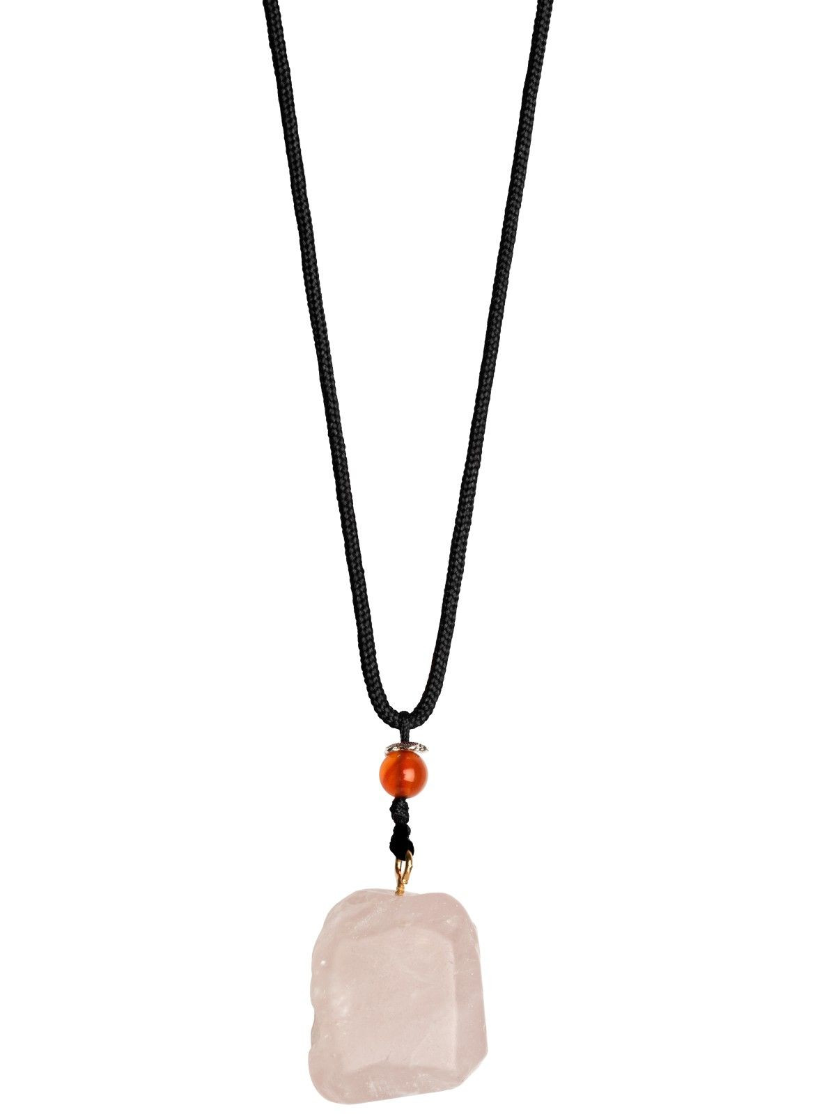 La Gemmes Náhrdelník s růženínem Rose Quartz Necklace - La Gemmes