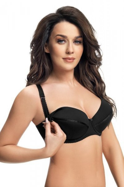 Gorsenia Ana MK 01 černá Kojící podprsenka 70F černá