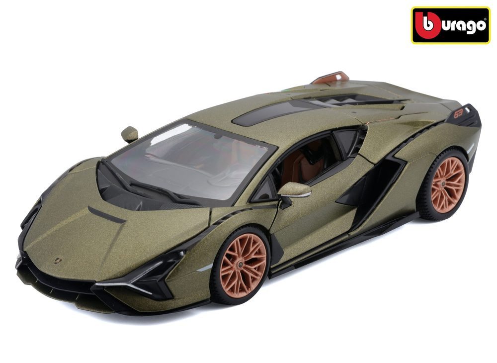 Bburago 1:24 Plus Lamorghini Sian FKP37 - Green, Bburago, W021275