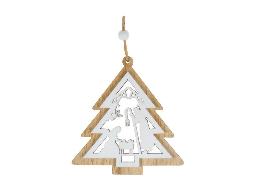 MFP 8886015 Stromek 3D dřevo 10cm závěs