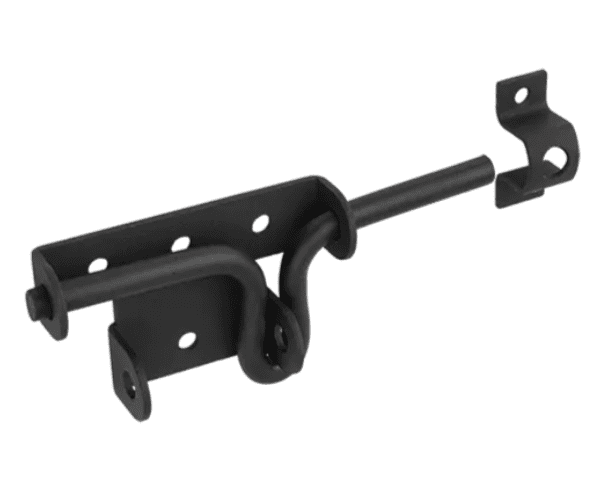 Zástrč s kulatým jezdcem černá Domax WOK 100