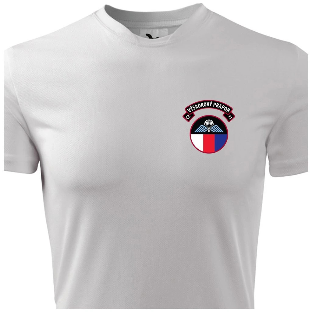 Triko funkční Striker AČR 43. výsadkový pluk Chrudim - bílé, M