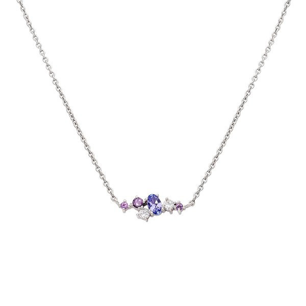 Náhrdelník se syntetickými kameny 176-393-271700-0000