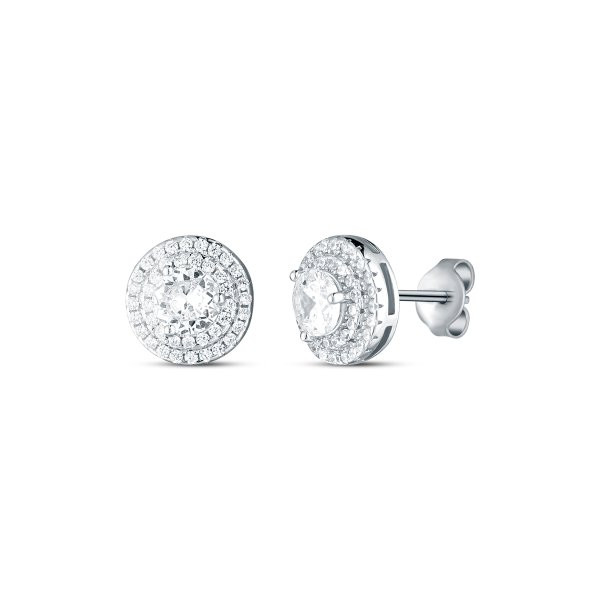 Náušnice se syntetickými kameny 136-927-2255E0-0000