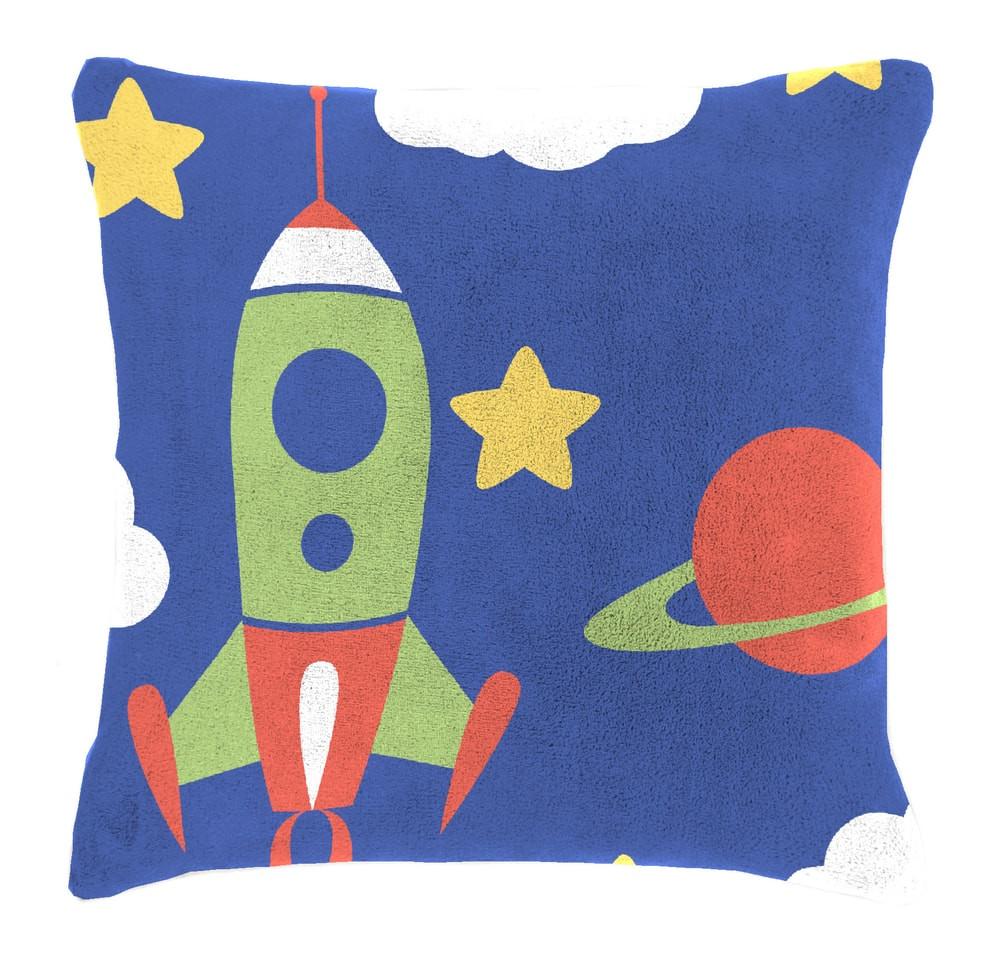 Mistral home Dětský polštářek beránek Mistral Home Space vesmírné lodě 40x40 cm