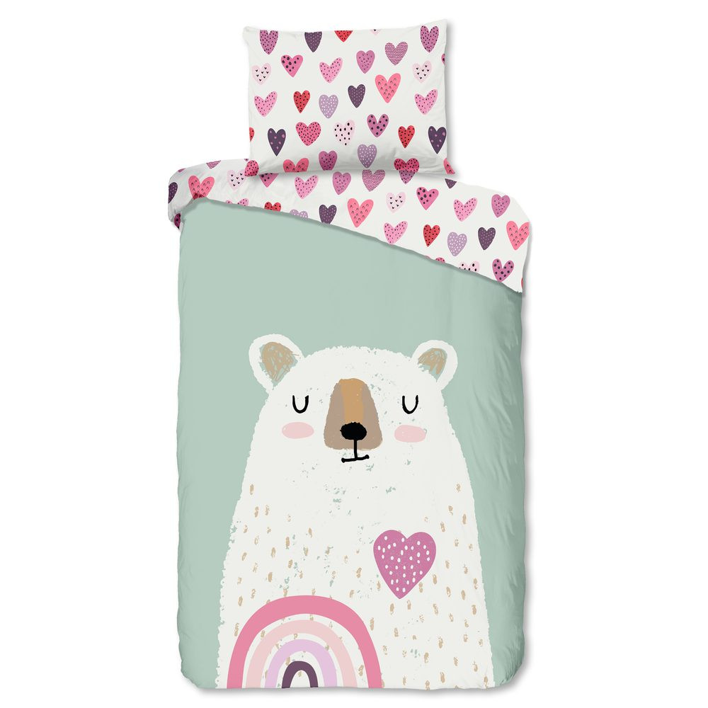 Good Morning Flanelové povlečení Good Morning Ted 140x200/70x90 cm