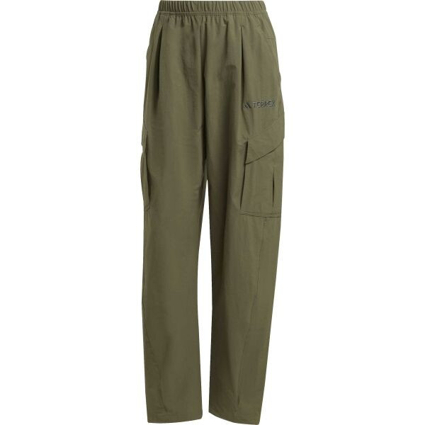adidas CARGO PANTS Dámské turistické kalhoty, khaki, velikost