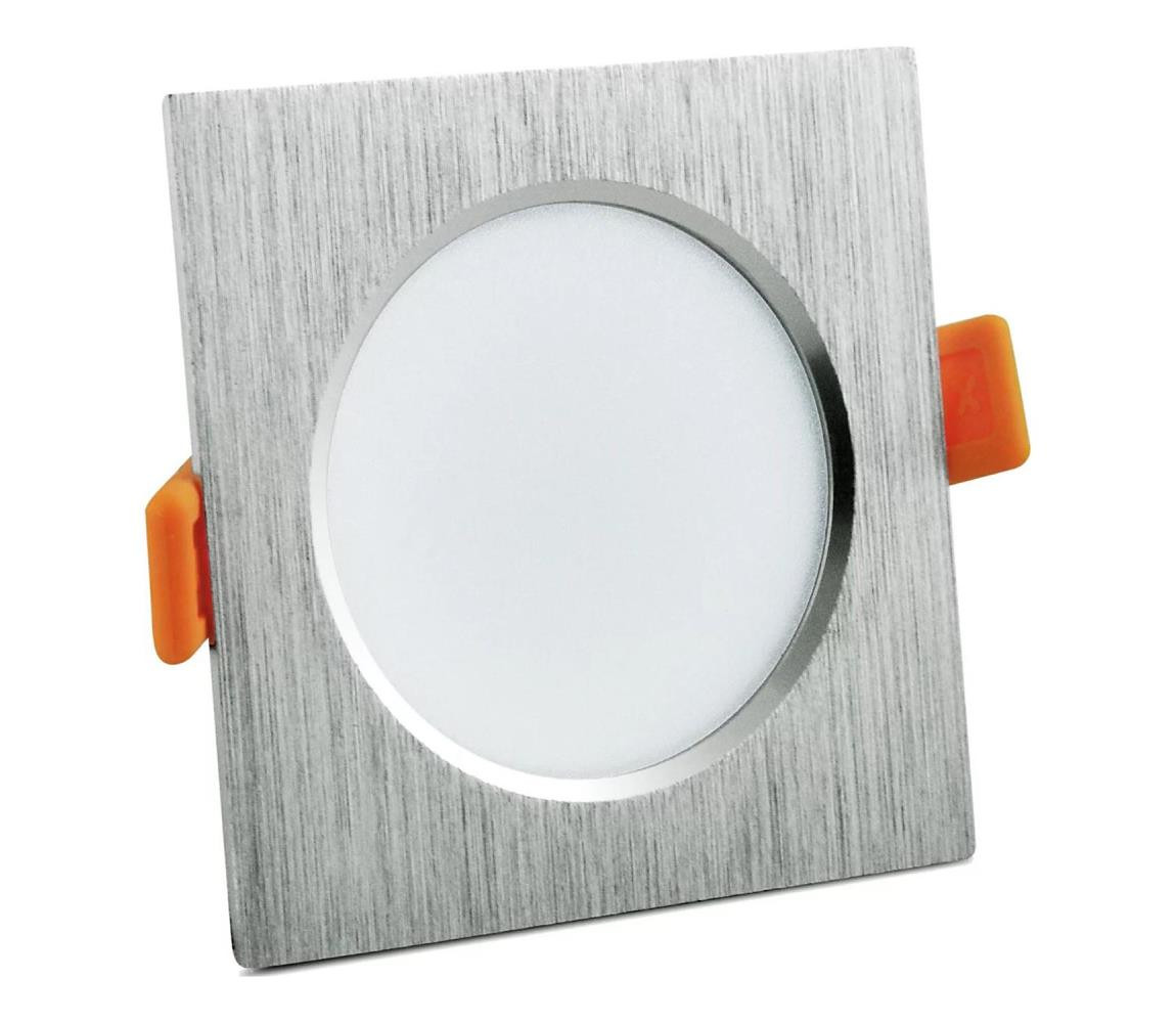 LED Podhledové svítidlo VENUS LED/7W/230V stříbrná hranaté