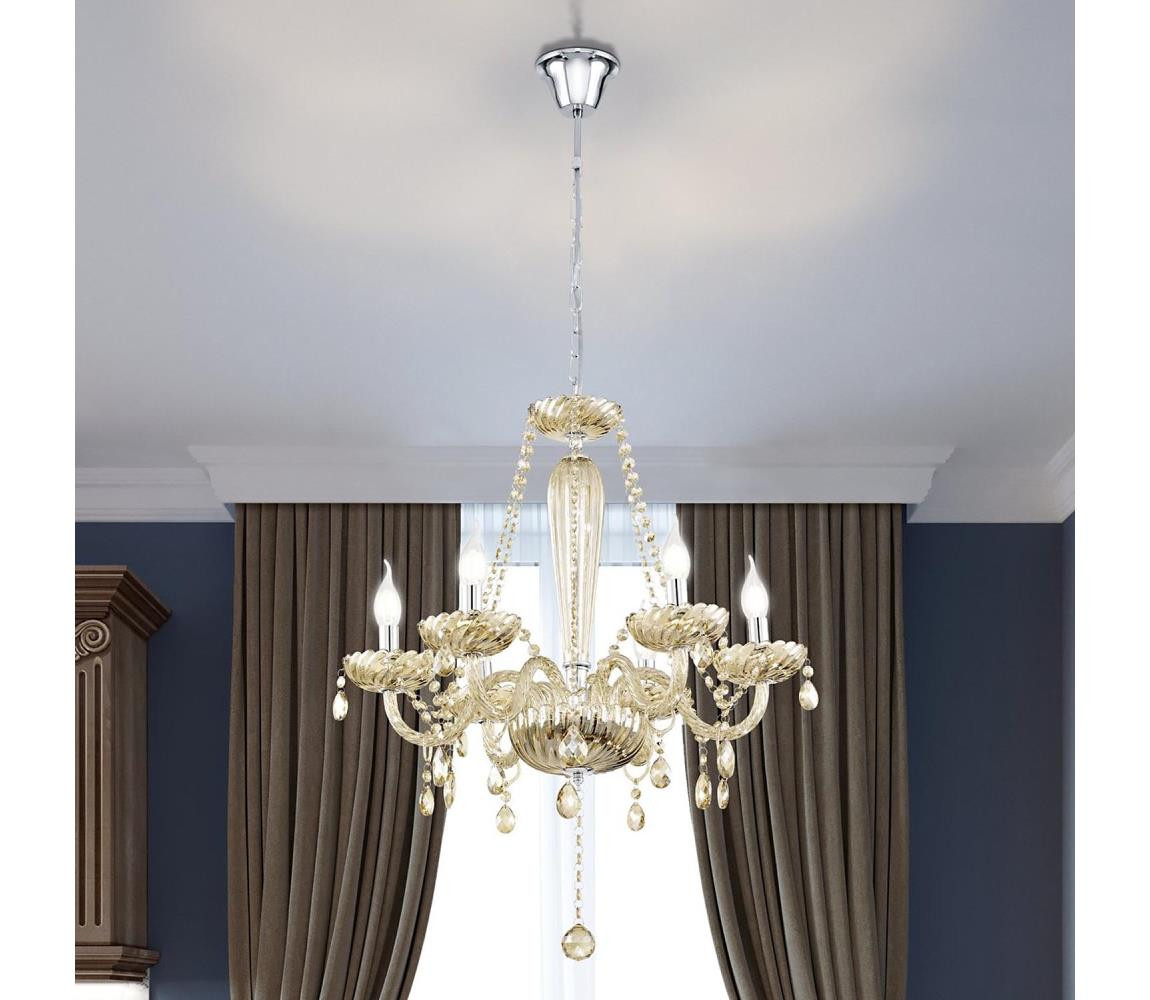 Eglo Eglo 39092 - Lustr BASILANO 6xE14/40W/230V