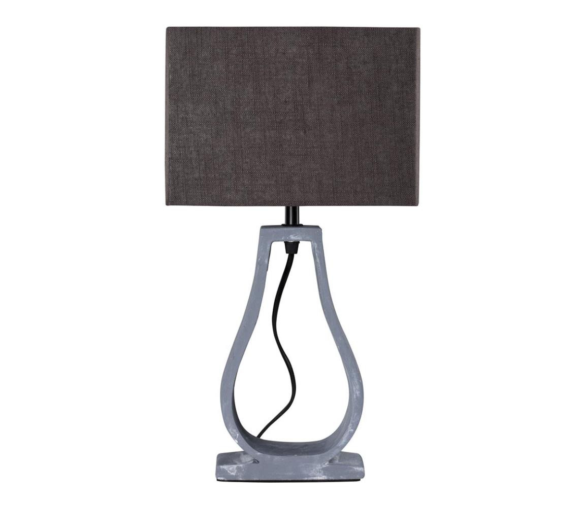 Stolní lampa FEMO 1xE14/40W/230V šedá/hnědá