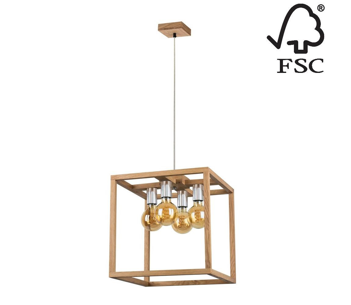 61580474 - Lustr na lanku KAGO 4xE27/60W/230V