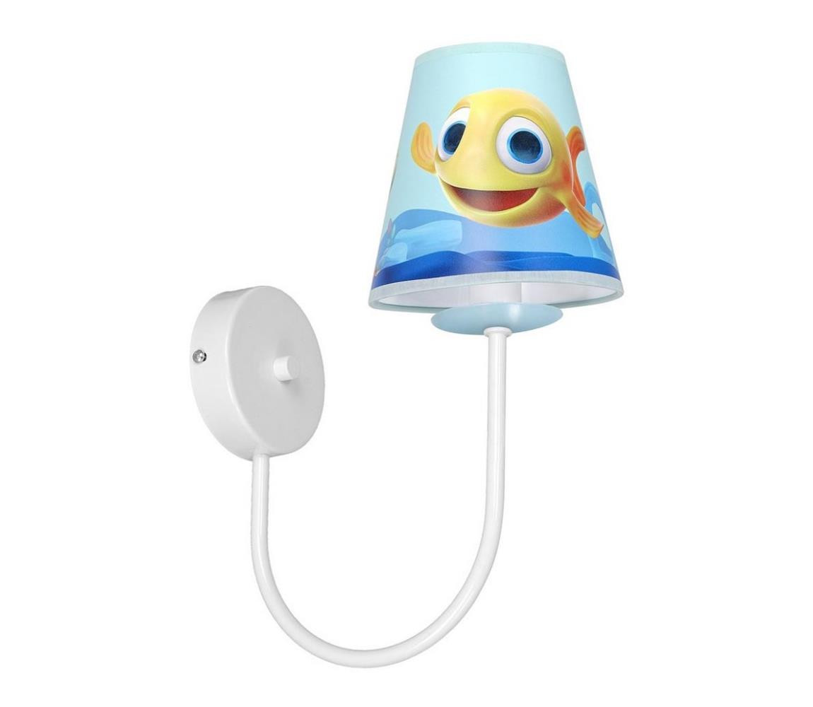 Dětské nástěnné svítidlo FISH 1xE14/40W/230V