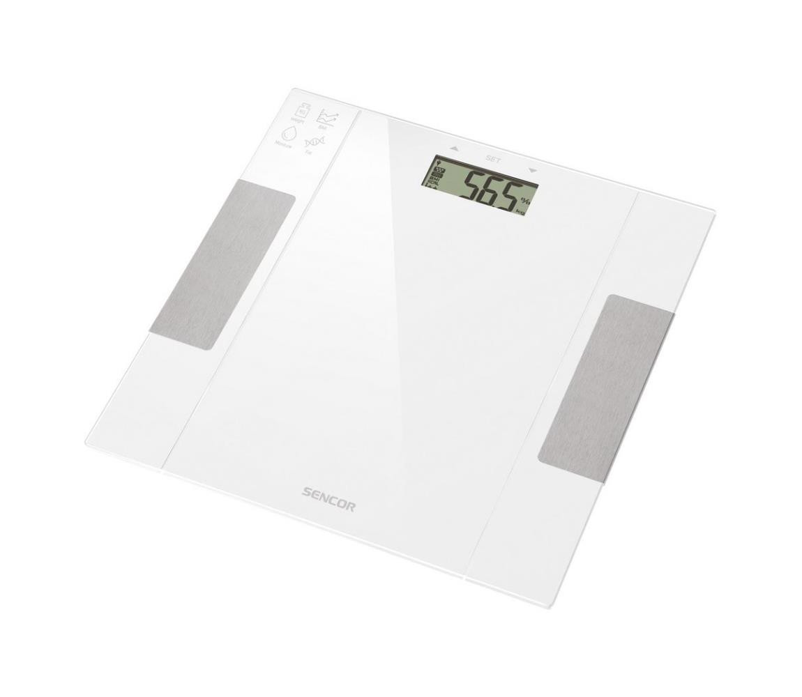 Sencor Sencor - Chytrá osobní fitness váha 1xCR2032 bílá