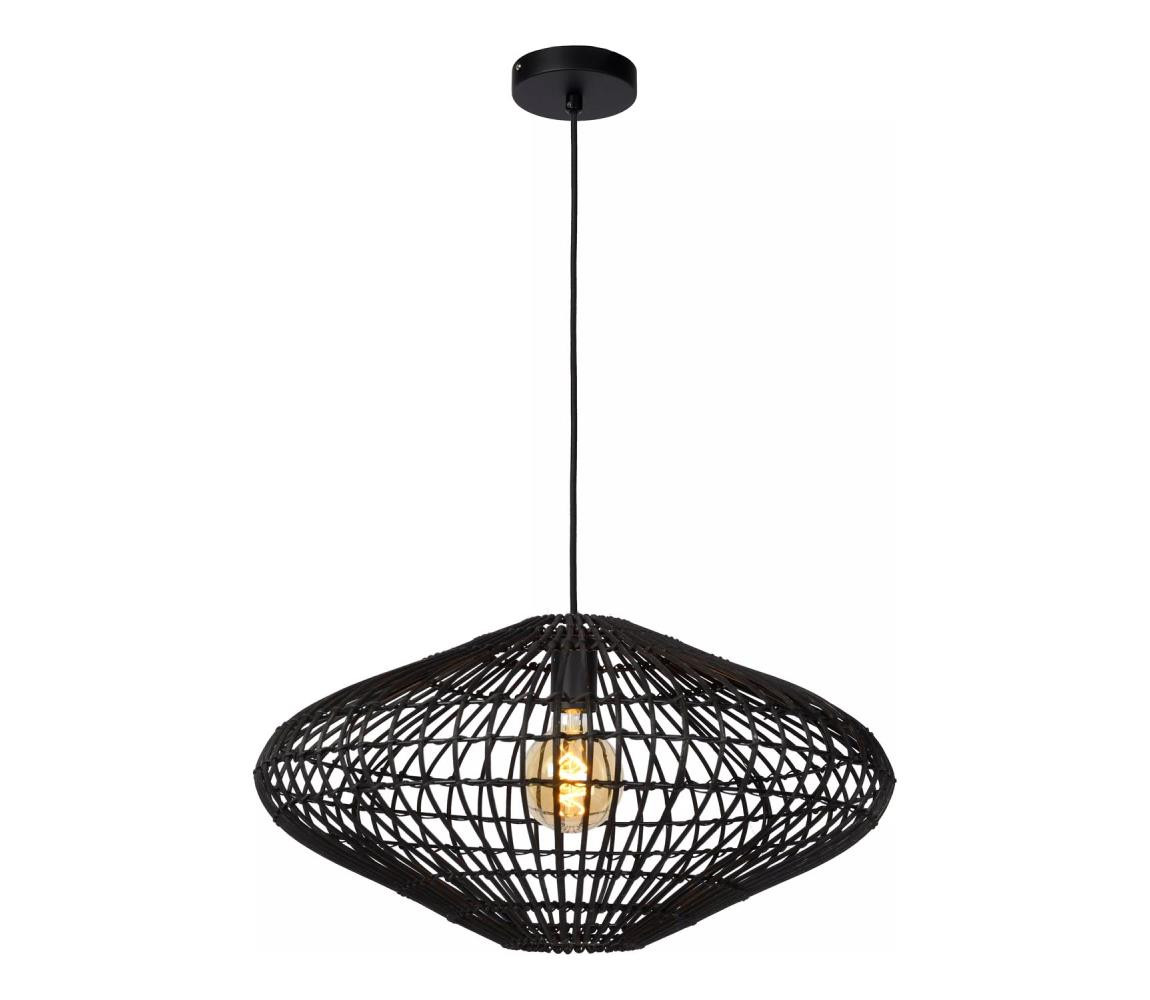 Lucide Lucide 03435/56/30 - Lustr na lanku MAGALI 1xE27/40W/230V černá