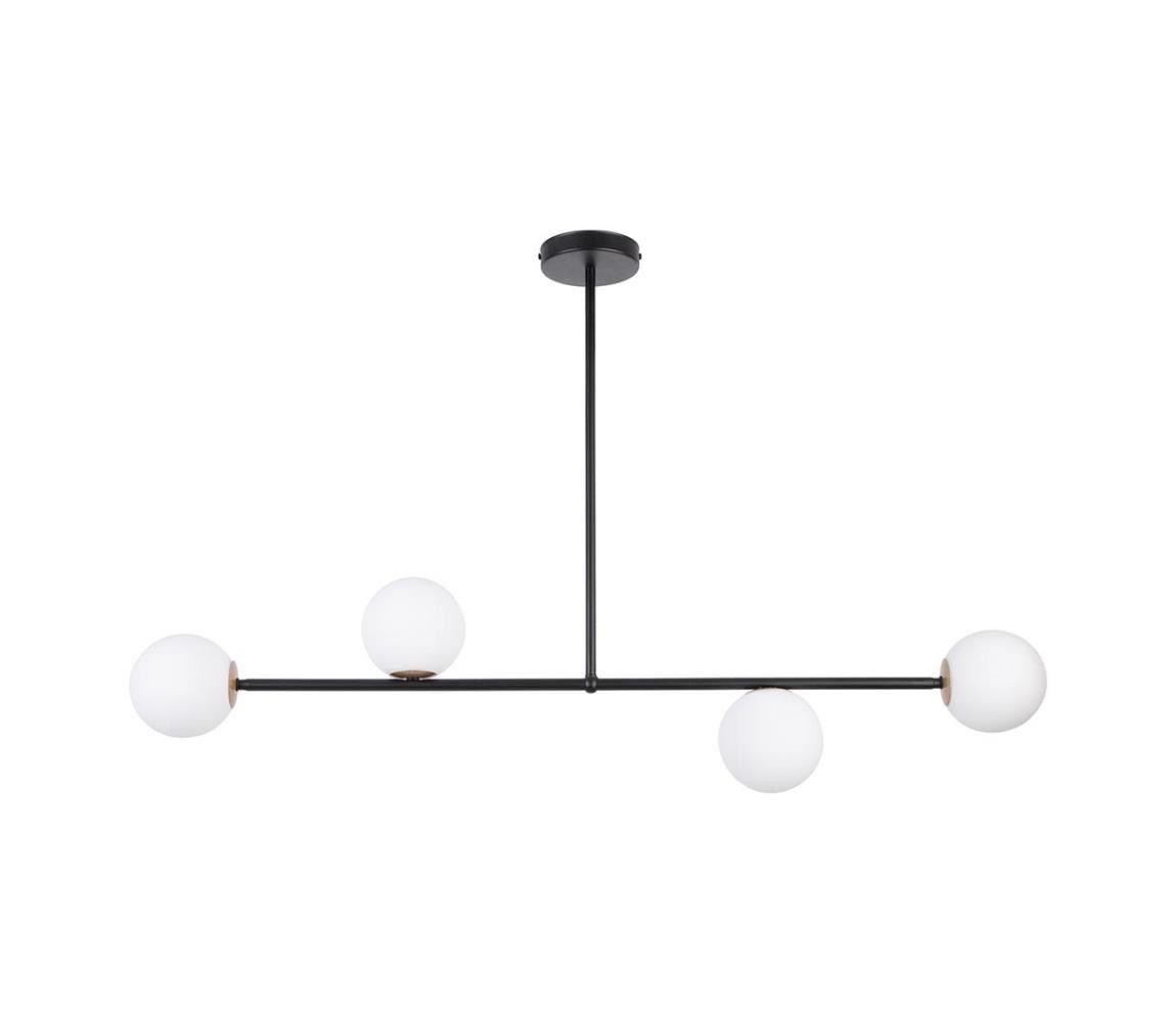 Lustr na tyči GAMA 4xG9/12W/230V černá