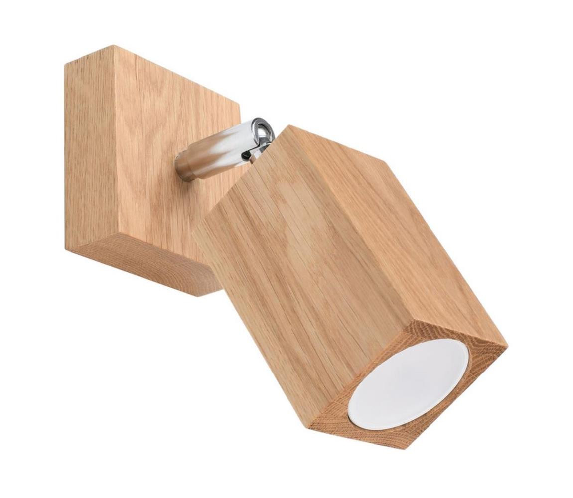 SL.1035 - Nástěnné bodové svítidlo KEKE 1xGU10/40W/230V dub