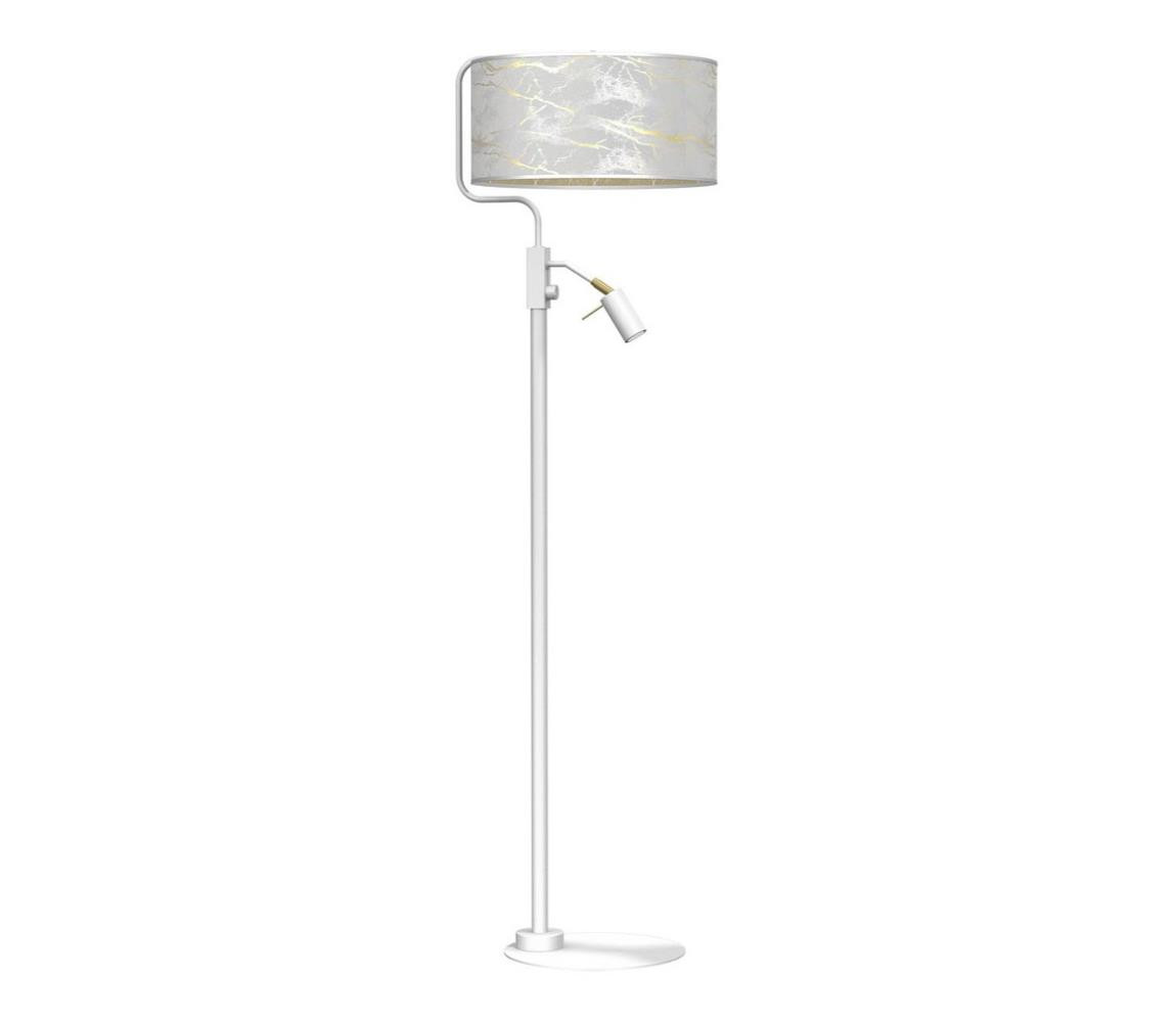 Stojací lampa SENSO 1xE27/40W/230V + 1xGU10/7W bílá