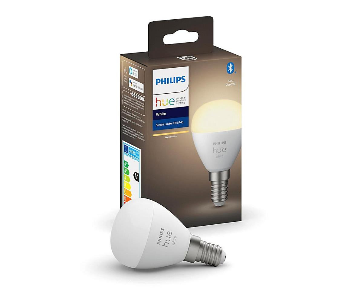 LED Stmívatelná žárovka Philips Hue WHITE P45 E14/5,5W/230V 2700K