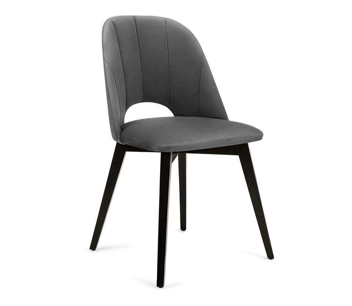 Konsimo Sp. z o.o. Sp. k. Jídelní židle BOVIO 86x48 cm šedá/buk