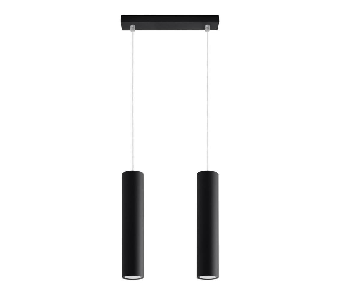 SL.0328 - Lustr na lanku LAGOS 2 2xGU10/10W/230V černá