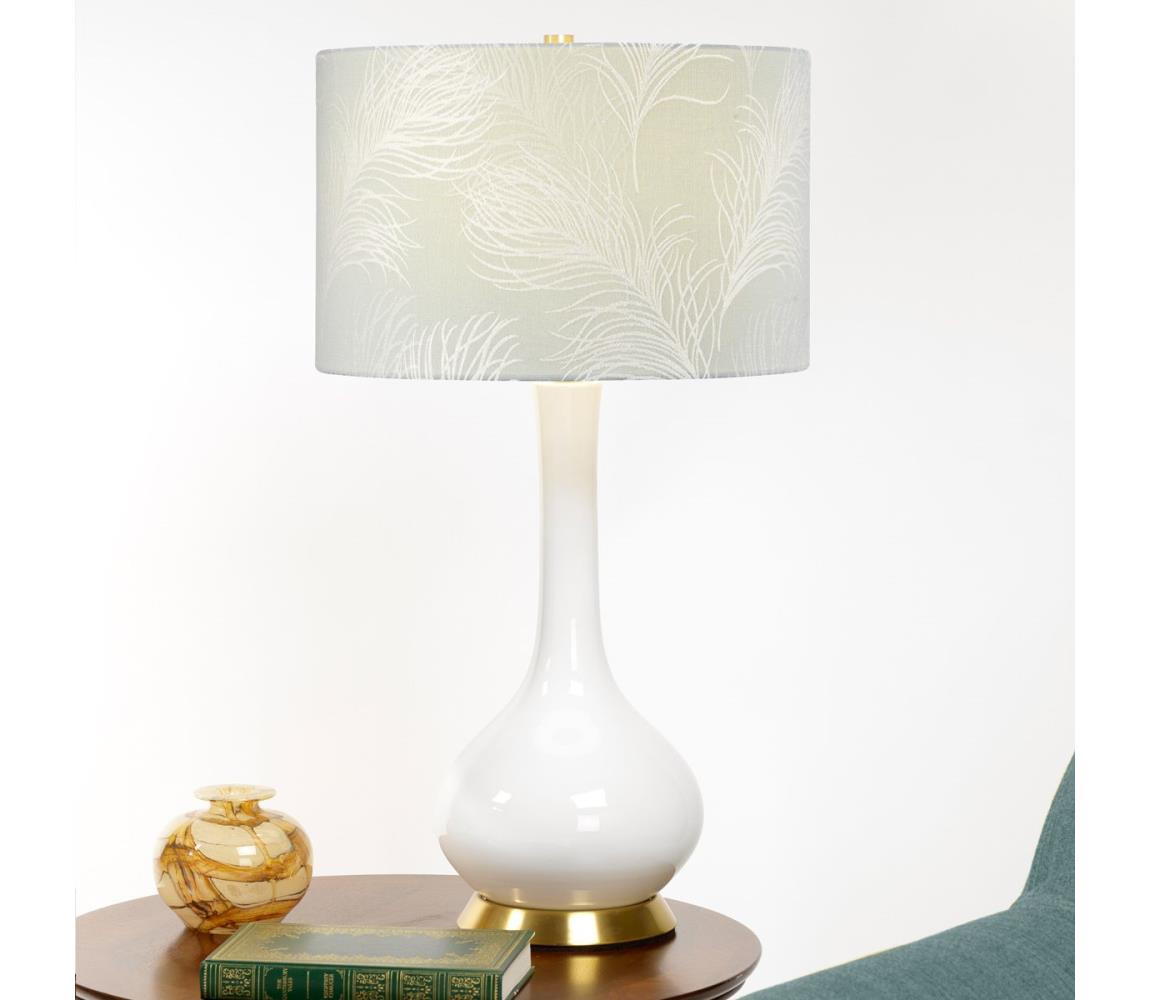 Elstead Elstead MILO-AB-TL-FDEB - Stolní lampa MILO 1xE27/60W/230V šedá