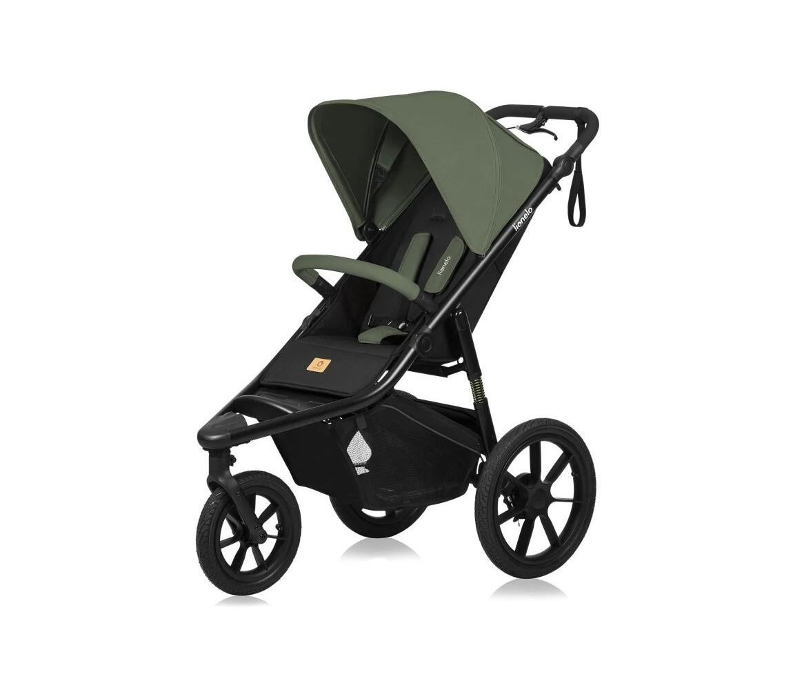 Lionelo Lionelo - Sportovní kočárek AZURA černá/zelená