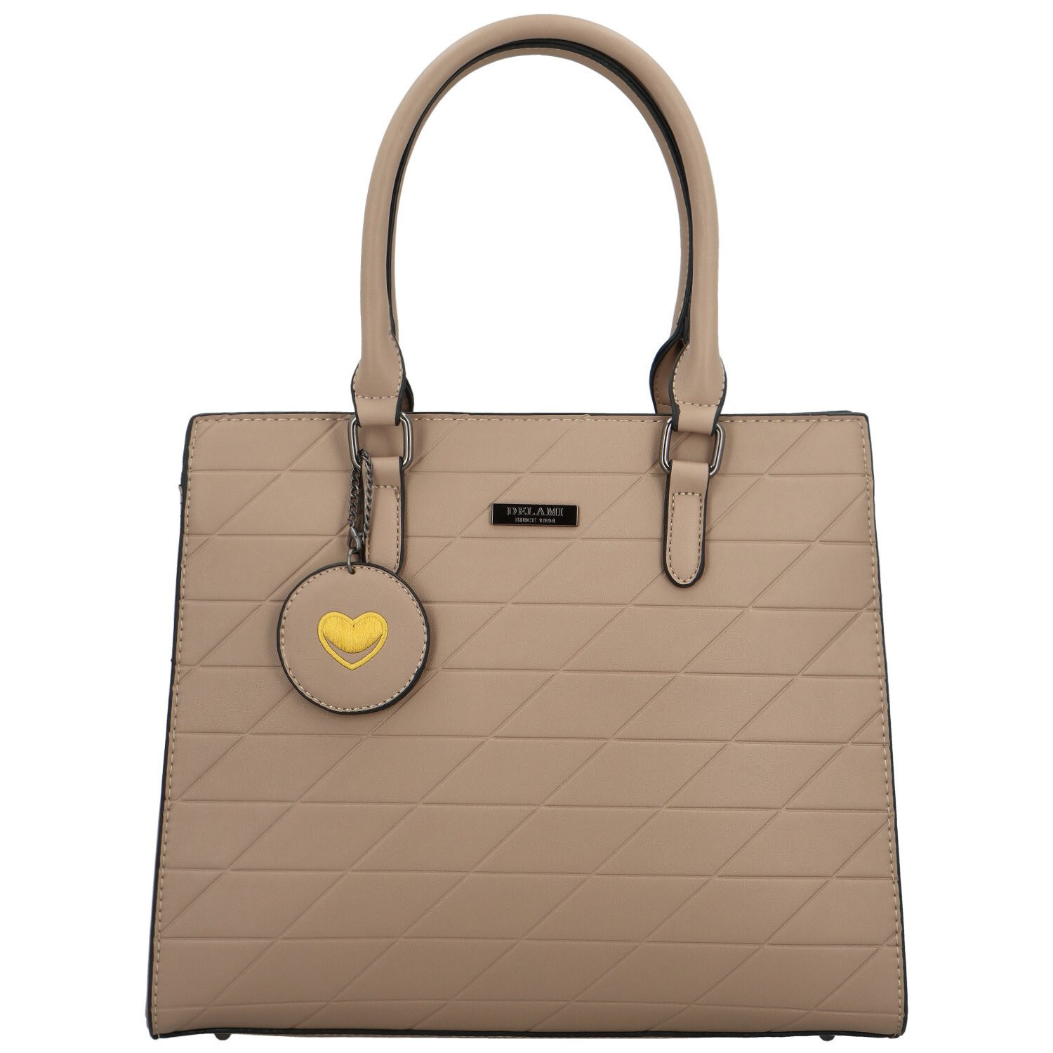 Dámská kabelka do ruky taupe - Delami Lush Gabi taupe