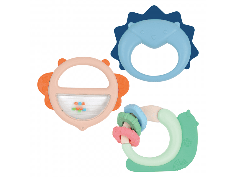 Ludi Chrastítka s kousátkem Zvířátka 3 ks