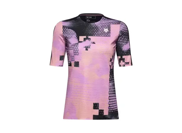 Fox Flexair Ascent Pulse dámský dres krátký rukáv Dusty Rose vel. S