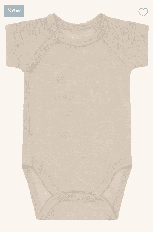 Hust and Claire Hust & Claire dětské vlněné body s krátkým rukávem Billi Velikost: 68