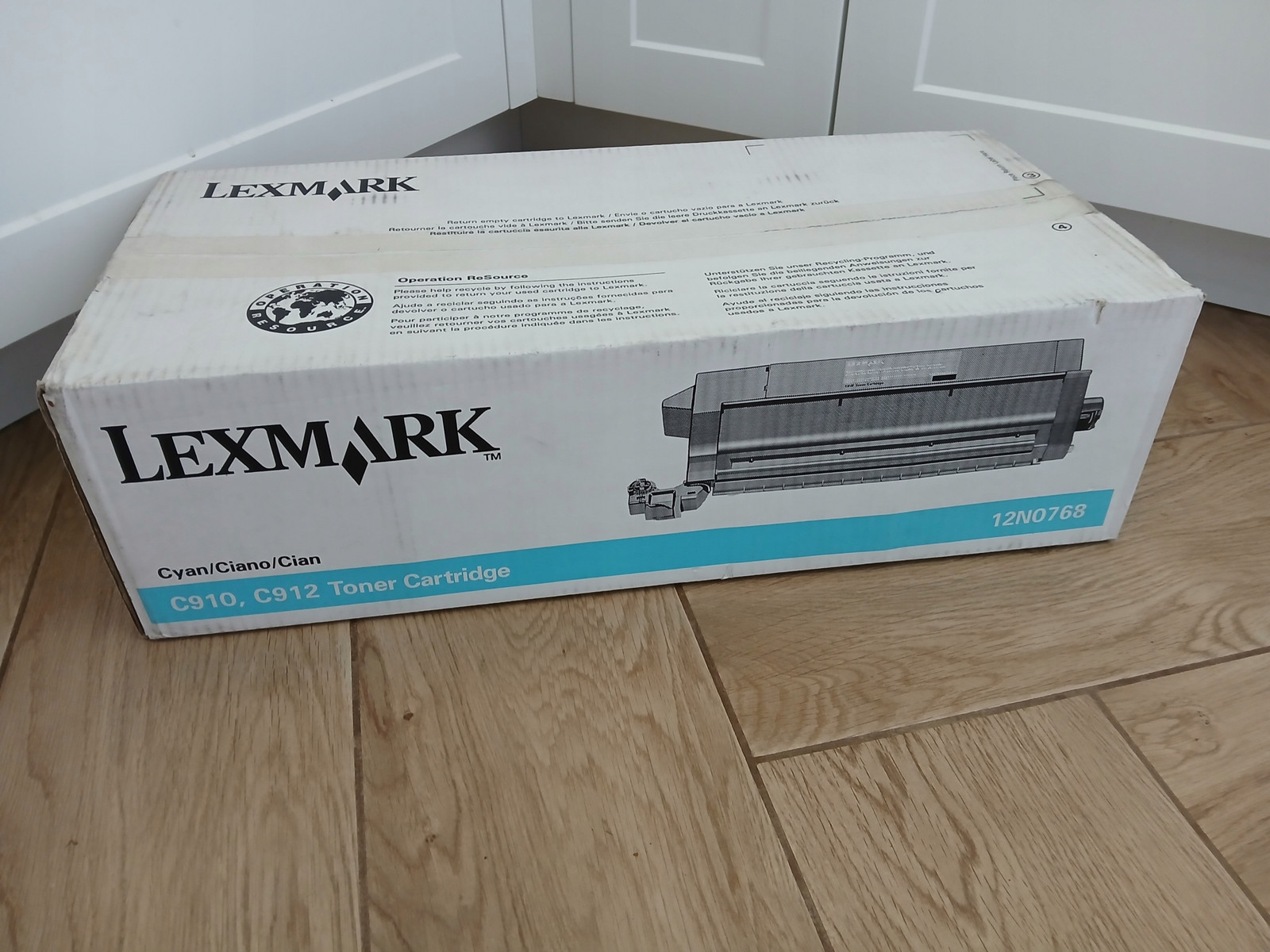 Toner Lexmark 12N0768 Cyan Originál C910 C912