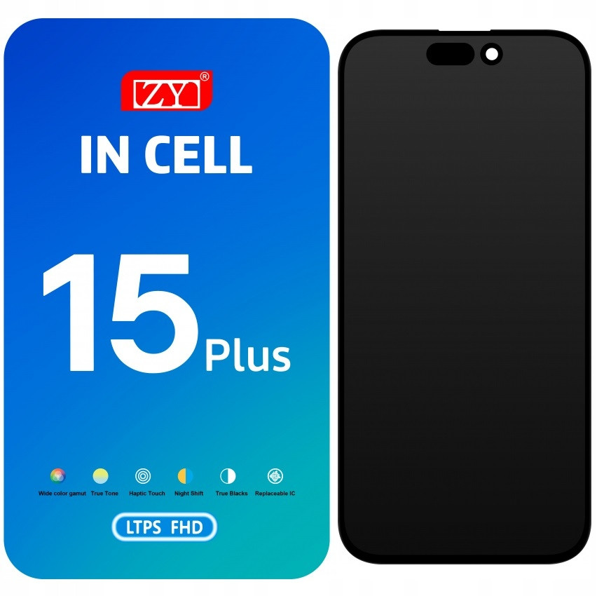 LCD Displej Pro Iphone 15 Plus Incell Zy Těsnění Obrazovky