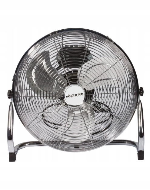 Cirkulátor Ventilátor Podlahový Ventilátor 50W Chrom Regulace Výkonu Tichý