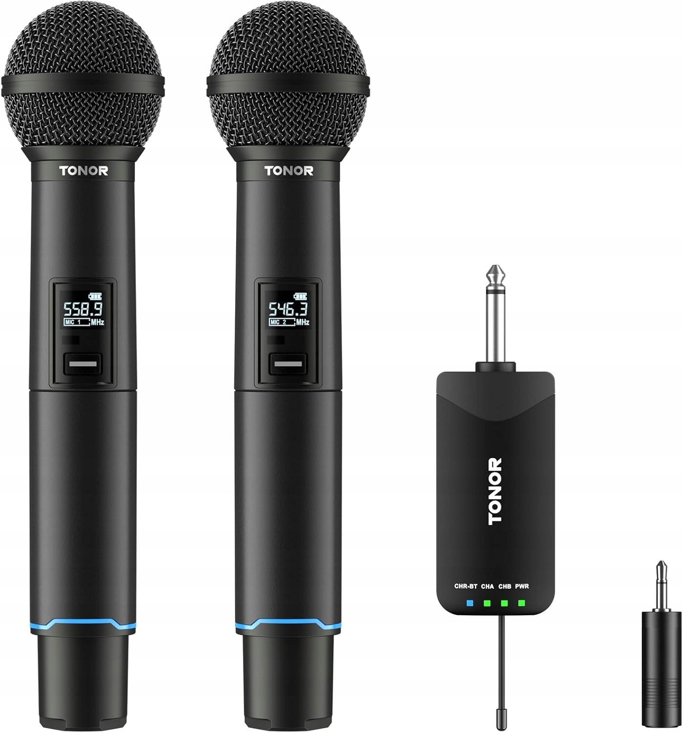 Sada Bezdrátových Mikrofonů Bluetooth Karaoke Dynamická Tonor TW720