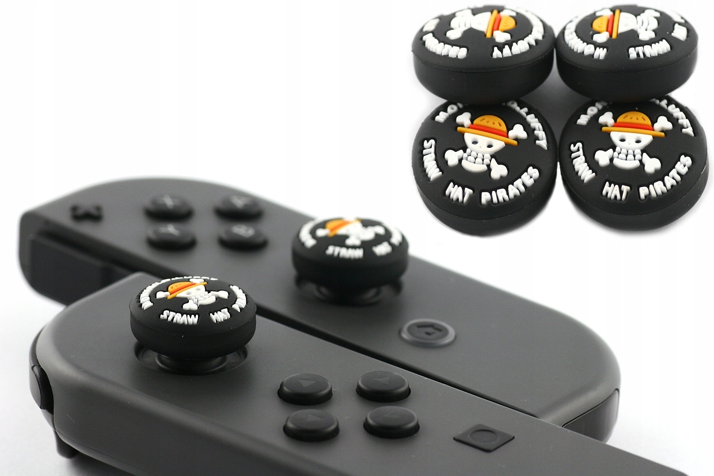 4x Gumičky Návleky Analogy Joy-con Switch Ns Oled Ns Lite One Piece Pirát