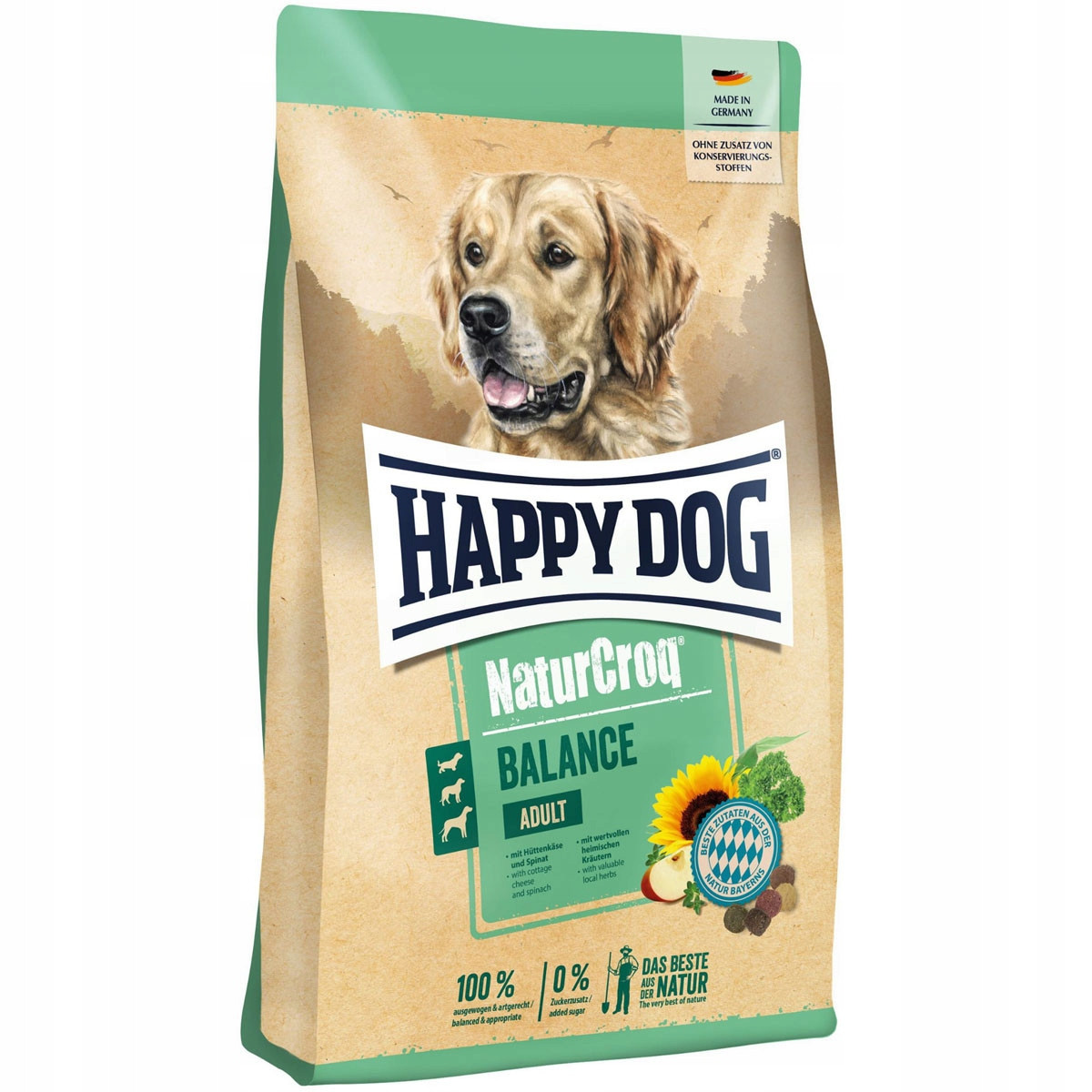 Happy Dog Naturcroq Balance 11 kg Krmivo S Bílým Venkovským Sýrem
