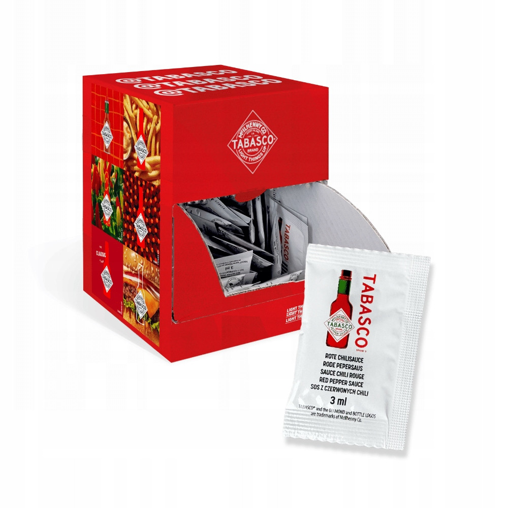 Omáčka Tabasco v sáčcích 3ml x 100 ks